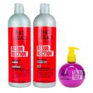 Kit TIGI Bed Head Resurrection Shampoo 750ml + Condicionador 750ml + Small Talk 240ml