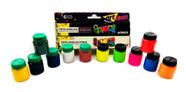 Kit Tinta Acrílica Fosca + Neon Acrilex - Artteen C/ 6 Cores Kit Tinta Acrílica Fosca + Neon Acrilex - Artteen C/ 6 Cores