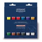 Kit Tinta Acrílica Lefranc & Bourgeois 20ml 12 Cores