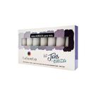 Kit Tinta Acrílica Talento Tons De Cinza C/ 7 Cores 20 Ml