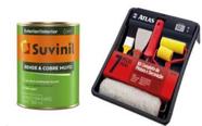 KIT TINTA ACRILICO FOSCO RENDE MUITO BRANCO 0,9L E ACESSÓRIOS DE PINTURA ATlLAS KIT TINTA ACRILICO FOSCO RENDE MUITO BRANCO 0,9L E ACESSÓRIOS DE PINTURA ATlLAS