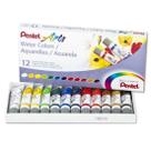 Kit Tinta Aquarela Water Colors 24 Cores 5mL Profissional Pentel Kit Tinta Aquarela Water Colors 24 Cores 5mL Profissional Pentel