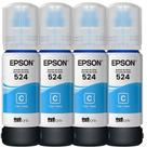 Kit Tinta Impressora T524 L6580 L15150 L15160 4 Ciano - Original