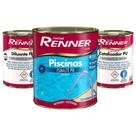 Kit Tinta Para Piscina Azul Brilhante Renner 4,5lt Impermeável