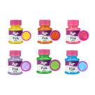 Kit Tinta PVA DAC Art Fosca 37ml c/ 6 cores sortidas Kit Tinta PVA DAC Art Fosca 37ml c/ 6 cores sortidas