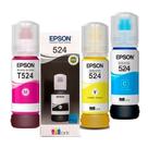 Kit tinta t524 04 cores para l15150 l15160 ep
