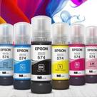 Kit Tintas T574 Epson 6 Cores 70ml Impressoras L8050 L18050