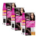 Kit Tintura Casting Creme Gloss Castanho Escuro 300 - 3 Unidades
