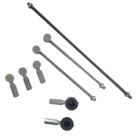 Kit Tirante do Câmbio Universal 1 Haste Longa/ 2 Hastes Curtas Veículos Peugeot e Citroen (Todos) Kit Tirante do Câmbio Universal 1 Haste Longa/ 2 Hastes Curtas Veículos Peugeot e Citroen (Todos)