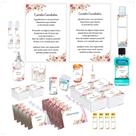 Kit Toalete Banheiro Feminino e Masculino 48 Adesivos 2 Placas Convidados