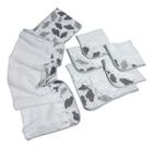 Kit Toalha de Banho + 4 Fraldinha de Boca + 1 Manta Fralda - Mãe e Filho Enxovais