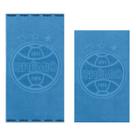 Kit Toalha de Banho e Rosto Aveludada Jacquard de Time Grêmio Azul Buettner