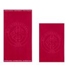 Kit Toalha de Banho e Rosto Aveludada Jacquard de Time Internacional Vermelha Buettner Kit Toalha de Banho e Rosto Aveludada Jacquard de Time Internacional Vermelha Buettner