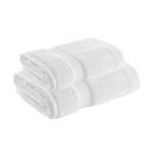 Kit Toalha de Banho e Rosto Branca Super Soft Zero Twist Corttex Kit Toalha de Banho e Rosto Branca Super Soft Zero Twist Corttex