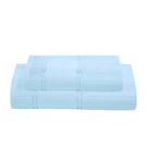 Kit Toalha de Banho e Rosto Velour Artesanalle Azul Dohler