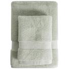 Kit Toalha de Banho Rosto Super Soft Verde - Corttex