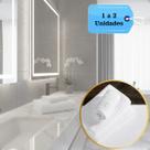 Kit Toalha de Rosto Luxo Felpuda Teka Roma 100 Algodão Toque Macio Alta Absorção 1 a 2 Unidades