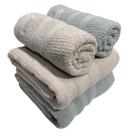 Kit Toalhas 2 banho e 2 rosto Buddemeyer Vanilla Extra Soft Bege e Verde