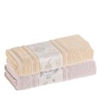 Kit Toalhas Banho Infantil 2 Peças Karsten Kit Toalhas Banho Infantil 2 Peças Karsten