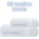 Kit Toalhas Camesa Ícone NanoSoft Banho 85x150 Rosto 45x80 B