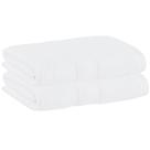 Kit Toalhas De Rosto Buddemeyer 100% Algodão Extra Soft Vanilla Branco 2 Peças