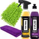 Kit Tok Final + V-floc Shampoo + Luva + Microfibra Vonixx Kit Tok Final + V-floc Shampoo + Luva + Microfibra Vonixx