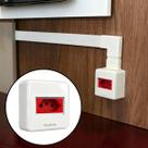 Kit Tomada 10a 20a 20a vermelho interruptor simples paralelo Sistema X Box Externo Enerbras Beleze -