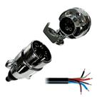 Kit Tomada Elétrica para Engate 6 Polos + Cabo PP - DNI 8369