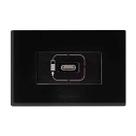 Kit tomada usb 1 mod + placa para movel pial plus+