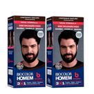 Kit Tonalizante Biocolor Homem Castanho Escuro - 2 Unidades