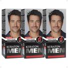 Kit tonalizante keraton men castanho escuro kert c/3 Kit tonalizante keraton men castanho escuro kert c/3