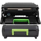 Kit toner 624x + drum 520z compatível lexmark MX812DME