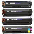 Kit toner compatível com cp1215 cb540 4 cores byqualy