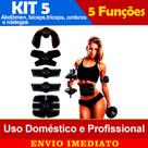 Kit Tonificador Muscular Elétrico Fitness 5 Em 1 Resultado em 1 mês Uso Doméstico