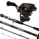 Kit Top Amazonia Carretilha Supreme Drag 20k Vara Daiwa 25lb Lado da Manivela:EsquerdoCor:Laguna 198