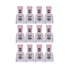 Kit Top Coat Fixador Efeito Cristal Risqué Diamond Gel 9,5ml - 12 UN