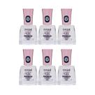 Kit Top Coat Fixador Efeito Paetê Risqué Diamond Gel 9,5ml - 6 UN