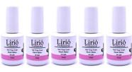 Kit Top Coat Lirió Kit 5 Unidades Durabilidade Unhas De Gel