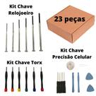 Kit Top Plus Chaves de Precisão 23 peças - Tablet/Celular