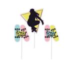 Kit Topo de Bolo - Skate - 1 unidade - Cromus - Rizzo