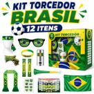 Kit Torcedor Brasil Completo 12 Itens Copa Futebol Festa