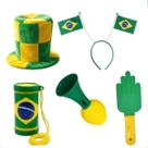 Kit Torcida Copa do Mundo Brasil com 5 Produtos