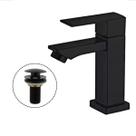 Kit Torneira Em Inox Black com Válvula Click cuba Black Kit Torneira Em Inox Black com Válvula Click cuba Black