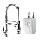 Kit Torneira Gourmet Quente Fria Monocomando + Aquecedor Elétrico