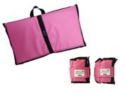 Kit Tornozeleira 2KG Nylon Rosa + Colchonete Dobravel Rosa Kit Tornozeleira 2KG Nylon Rosa + Colchonete Dobravel Rosa