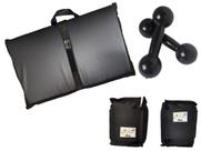 Kit Tornozeleira 4KG Nylon Preto + Halteres 4KG Preto + Colchonete Dobravel Preto Kit Tornozeleira 4KG Nylon Preto + Halteres 4KG Preto + Colchonete Dobravel Preto
