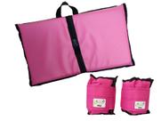 Kit Tornozeleira 4KG Nylon Rosa + Colchonete Dobravel Rosa Kit Tornozeleira 4KG Nylon Rosa + Colchonete Dobravel Rosa