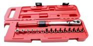 Kit Torquímetro De Estalo 1/4" Com 16pçs Torque 5 A 25nm