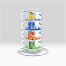 Kit Torre Com 4 xícaras de Porcelana Louça Com Suporte Personalizado Divertida Mente 2