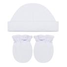 Kit Touca E Luva Bebê Em Algodão Egípcio Mini & Co. -